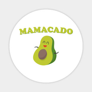 Mamacado Mom and Avocado Funny Pregnancy Magnet